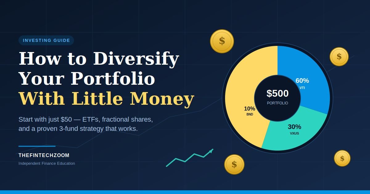 How to Diversify Portfolio With Little Money