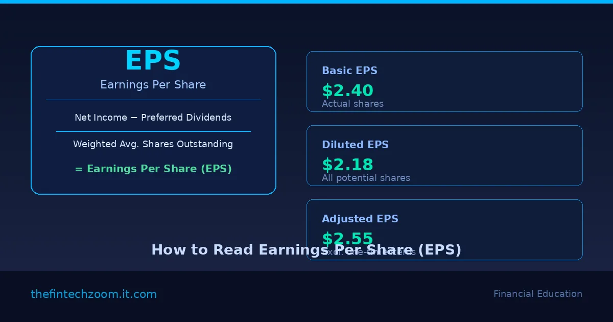 How to read earnings per share EPS formula and types explained for investors